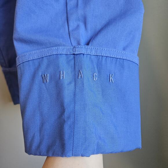 Vans Pants‎ Womens 25  Blue Tierra Whack Cuffed Wide Leg Chino Style Streetwear - Picture 4 of 12